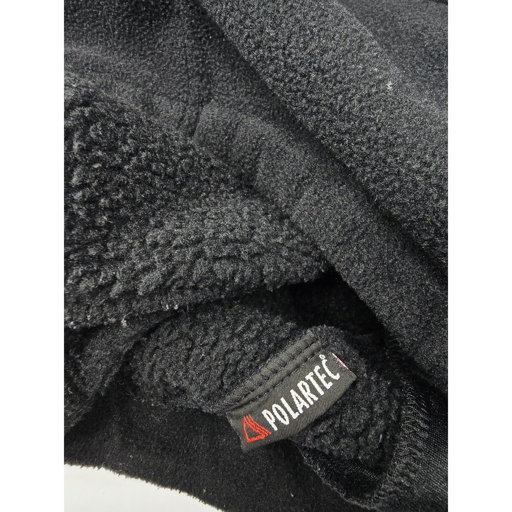 REI Full Zip‎ Fleece Jacket Black Herringbone Collar Women's Size M Polartec - Picture 8 of 9